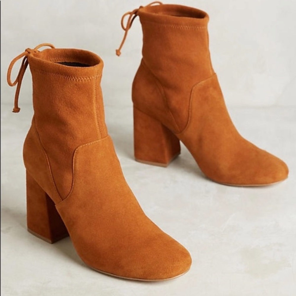 Anthropologie Farylrobin Suede Boots